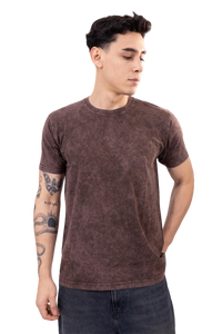 Polo Básico Marrón Lavado Fast – Algodón 20/1 Doble Cuello